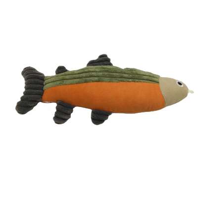 Manufacture OEM Wholesale Pet supplier  Squeaker Toys chew product dog  simulation Fish toy