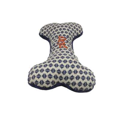 Squeaking Animals Pet chew Toy Bone shaped Eco Friendly Dog Training and Company Toy Custom with Strong Sewing and fabric