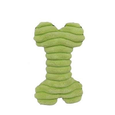 Popular  Mini Bone shape fabric chew interactive pet dog toy