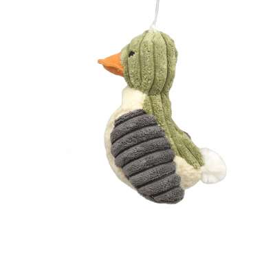 Hot selling gift  durable chew fabric duck with squeaker pet dog toys